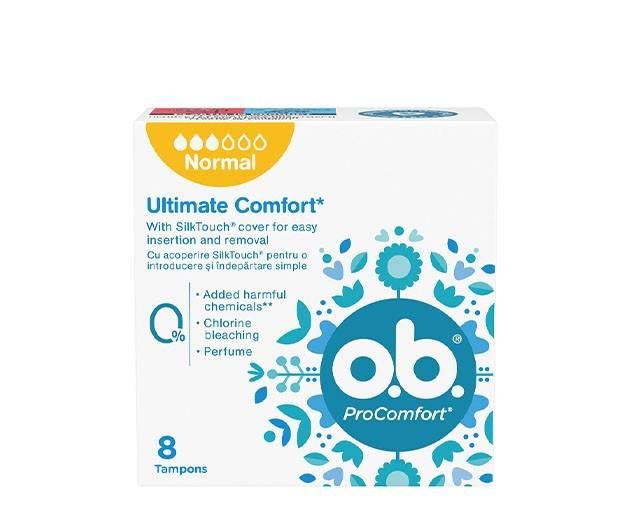 OB PRO COMFORT TAMPON 8τεμ NORMAL