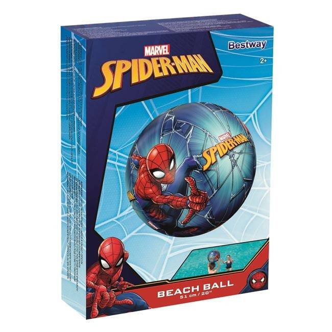 TNS BestWay φουσκωτή μπάλα θαλάσσης spider-man 2+ χρονών