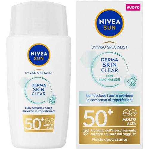 NIVEA αντιηλιακή λοσιόν derma skin FP50+ 40ml