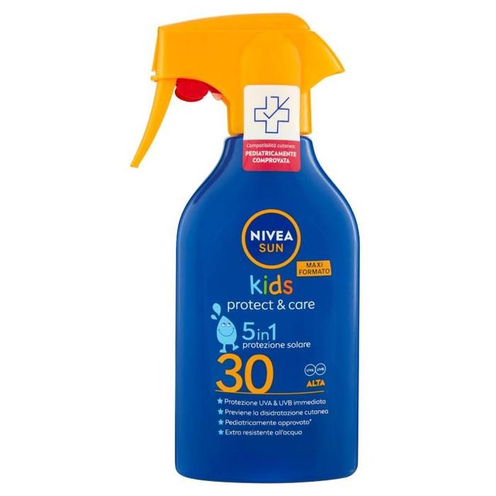 NIVEA SUN ΑΝΤΗΛΙΑΚΟ ΓΑΛΑΚΤΩΜΑ SPRAY KIDS PROTECT και HYDRATE FP30 270ml