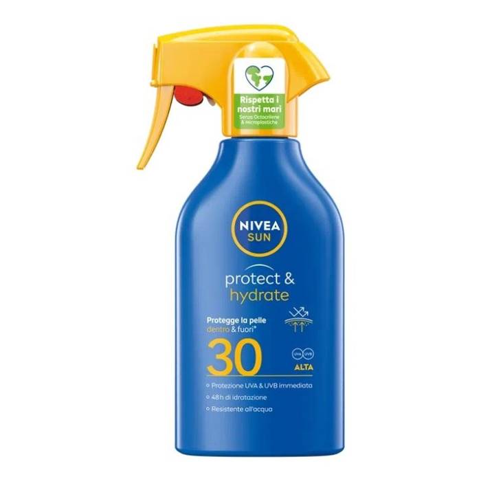NIVEA SUN ΑΝΤΗΛΙΑΚΟ ΓΑΛΑΚΤΩΜΑ SPRAY PROTECT και HYDRATE FP30 270ml