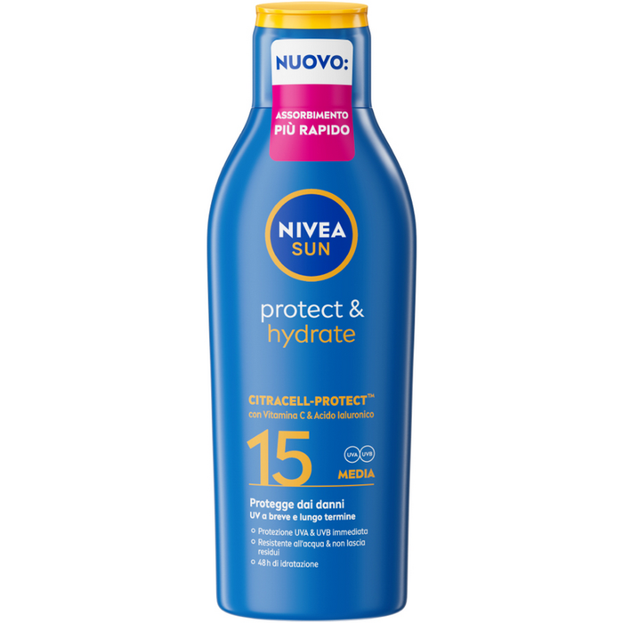 NIVEA SUN ΑΝΤΗΛΙΑΚΟ ΓΑΛΑΚΤΩΜΑ PROTECT και HYDRATE FP15 200ml