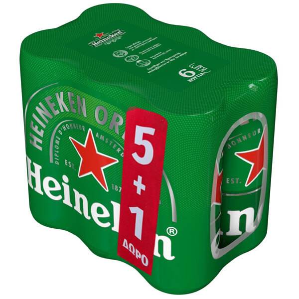 HEINEKEN μπύρα lager 6x330ml