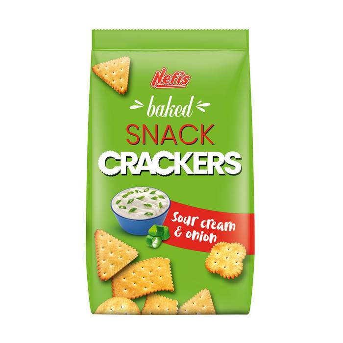 NEFIS CRACKERS ΜΕ SOUR CREAM και ONION 100gr