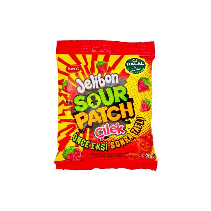 SOUR PATCH JELIBON 80GR STRAWBERRY