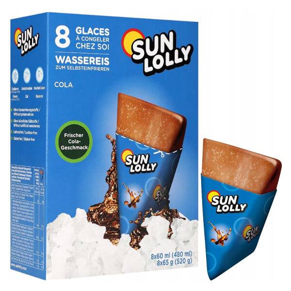 SUN LOLLY γρανίτες cola 8x60ml