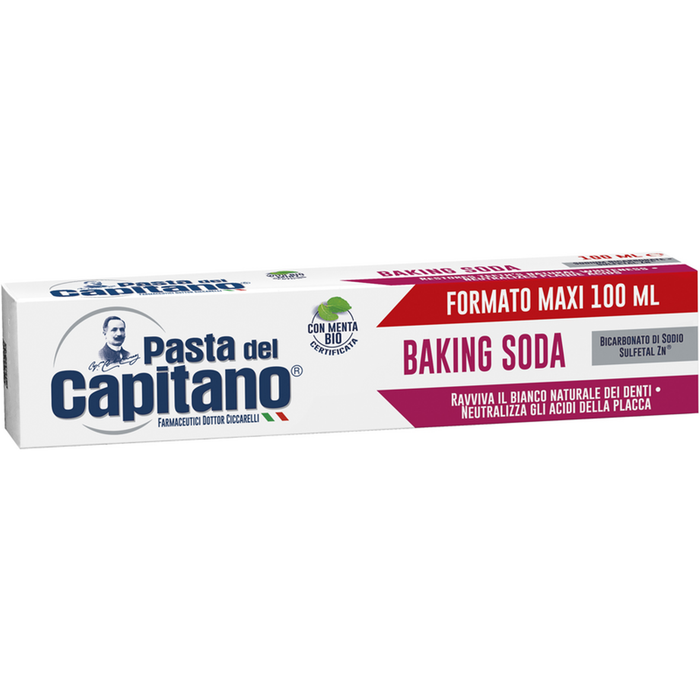 PASTA DEL CAPITANO οδοντόκρεμα με σόδα μαγειρικής 100ml