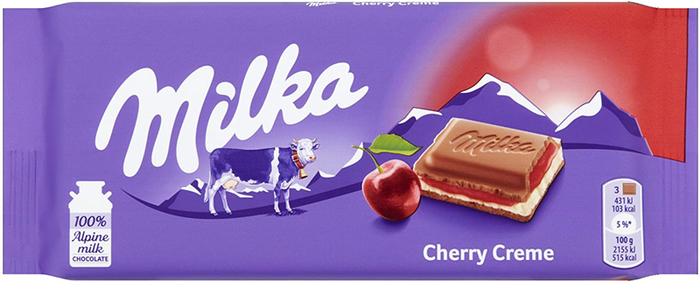 MILKA ΣΟΚΟΛΑΤΑ CHERRY CREME 100gr - 22