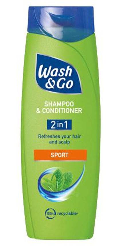 WASH και GO SHAMPOO 200ml - SPORT 2 ΣΕ 1