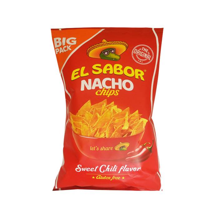 EL SABOR nacho chips chili 180gr