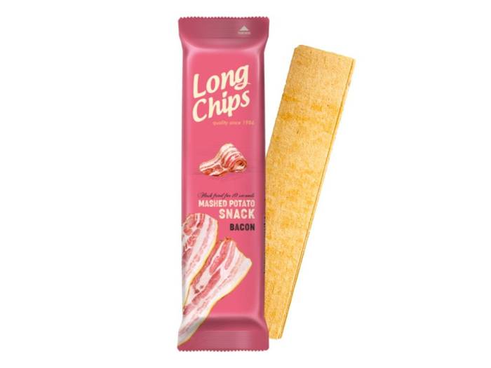 LONG CHIPS από πουρέ πατάτας με γεύση μπέικον 75gr