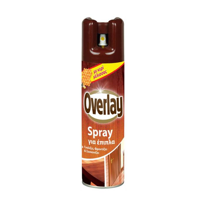 OVERLAY καθαριστικό και γυαλιστικό επίπλων spray 250ml