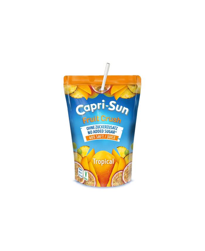CAPRI-SUN ΧΥΜΟΙ 200ml x 10ΤΕΜ FRUIT CRUSH TROPICAL
