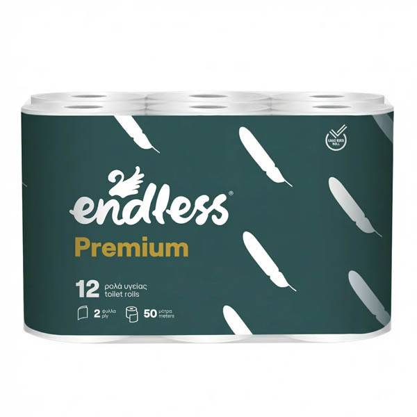 ENDLESS ΧΑΡΤΙ ΥΓΕΙΑΣ PREMIUM - (185gr. x 12 ΡΟΛΛΑ)