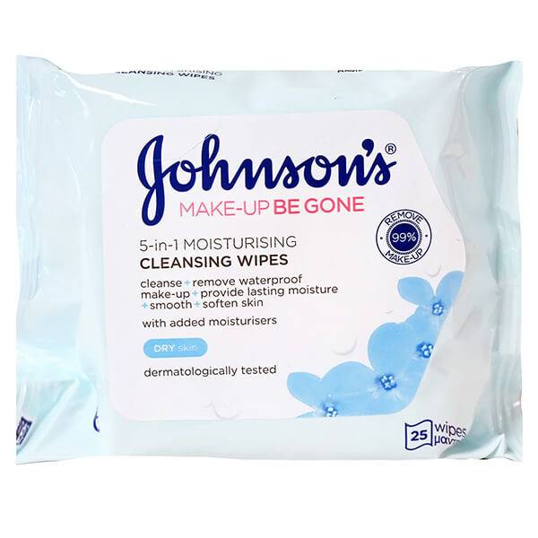 JOHNSON'S ΜΑΝΤΗΛΑΚΙΑ ΚΑΘΑΡΙΣΜΟΥ 25τεμ. - (DRY SKIN)