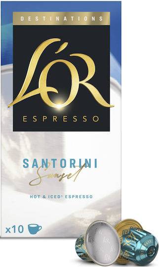 LOR DESTINATION CAPS ESPRESSO (10τεμ.) - (SANTORINI)