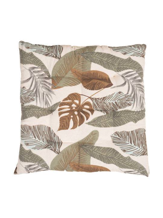 ΜΑΞΙΛΑΡΙ ΚΑΡΕΚΛΑΣ - (40x40x4cm) (TROPIC) (100% ΒΑΜΒΑΚI)
