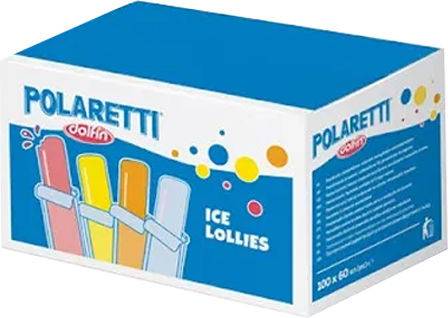 DOLFIN Polaretti γρανίτες ice lollies 100x60ml