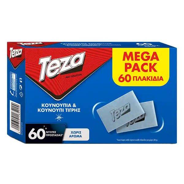 TEZA FIK ΤΑΜΠΛΕΤΕΣ ΕΝΤΟΜΩΝ (60τεμ.)