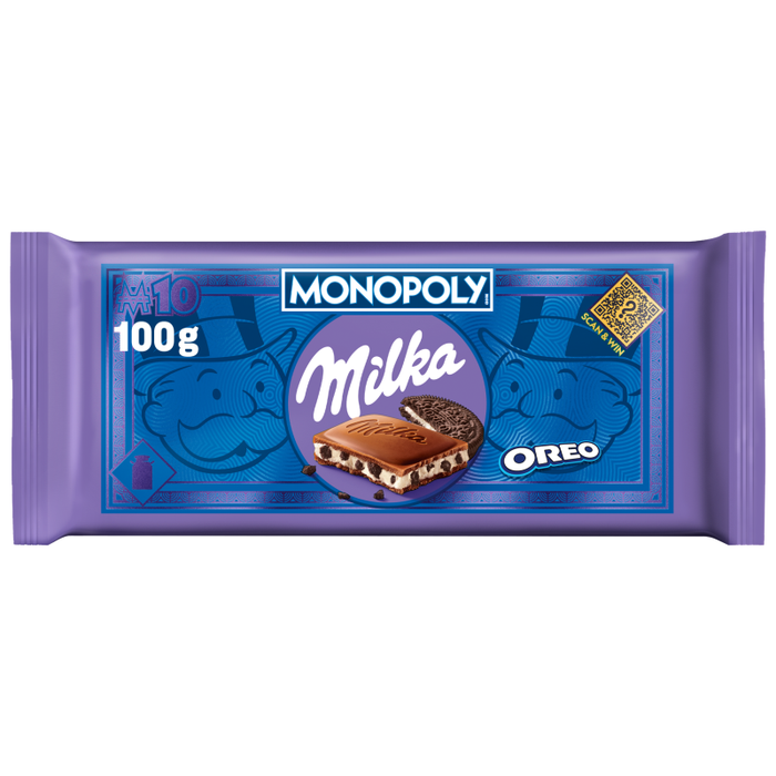MILKA σοκολάτα oreo Monopoly 100gr