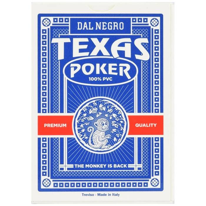 DAL NEGRO τράπουλα πλαστική poker μπλε