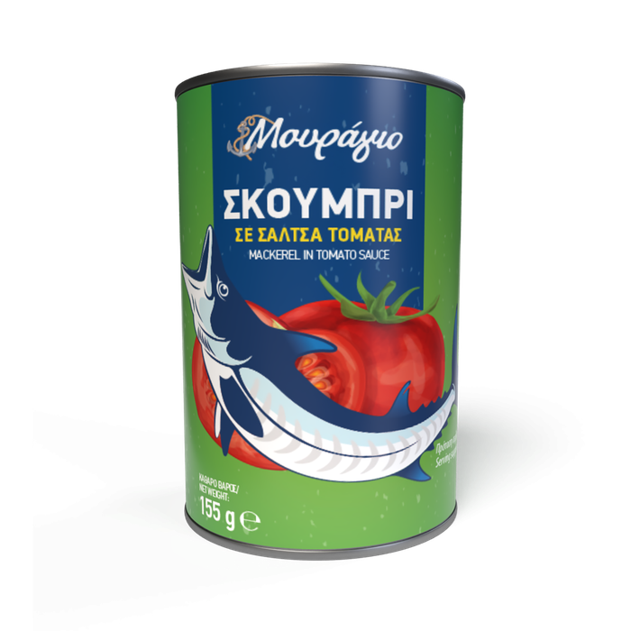 ΜΟΥΡΑΓΙΟ ΣΚΟΥΜΠΡΙ ΣΕ ΣΑΛΤΣΑ ΤΟΜΑΤΑΣ 155gr