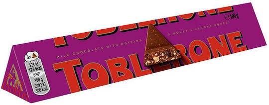 TOBLERONE ΣΟΚΟΛΑΤΑ HONEY και ALMOND NOUGAT 100GR