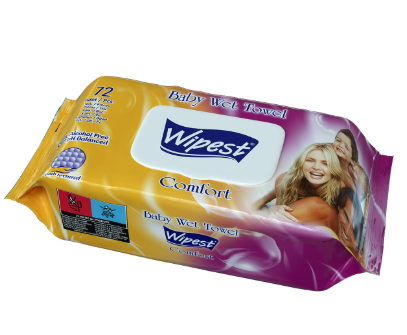 WIPEST ΜΩΡΟΜΑΝΤΗΛΑ 72PCS COMFORT (ΜΕ ΚΑΠΑΚΙ)