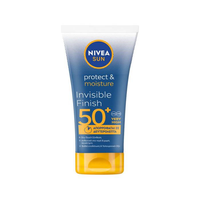 NIVEA SUN (GR) ΑΝΤΗΛΙΑΚΉ ΚΡΈΜΑ ΓΙΑ ΤΟ ΣΏΜΑ PROTECT και MOISTURE INVISIBLE FIN