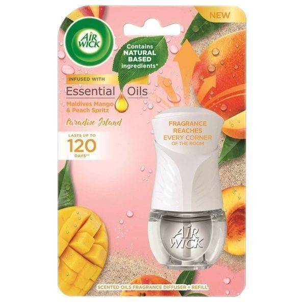 AIR WICK ΣΥΣΚΕΥΗ + ΑΝΤ/ΚΟ 19ml - (MANGO και PEACH SPRITZ)