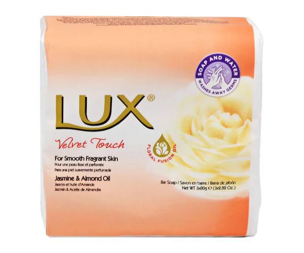 LUX ΣΑΠΟΥΝΙ 3x80gr - (VELVET TOUCH)