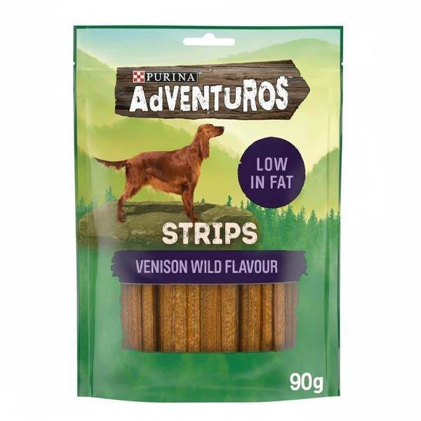 PURINA ADVENTUROS ΣΚΥΛΟΤΡΟΦΗ STRIPS 90gr. - (ΕΛΑΦΙ) XL