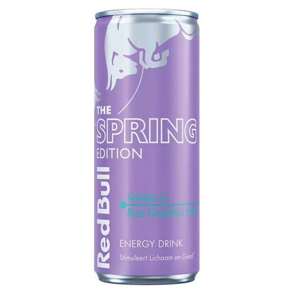 RED BULL ENERGY DRINK 250ml - (SUMMER EDITION PINK GRAPEFRUIT)