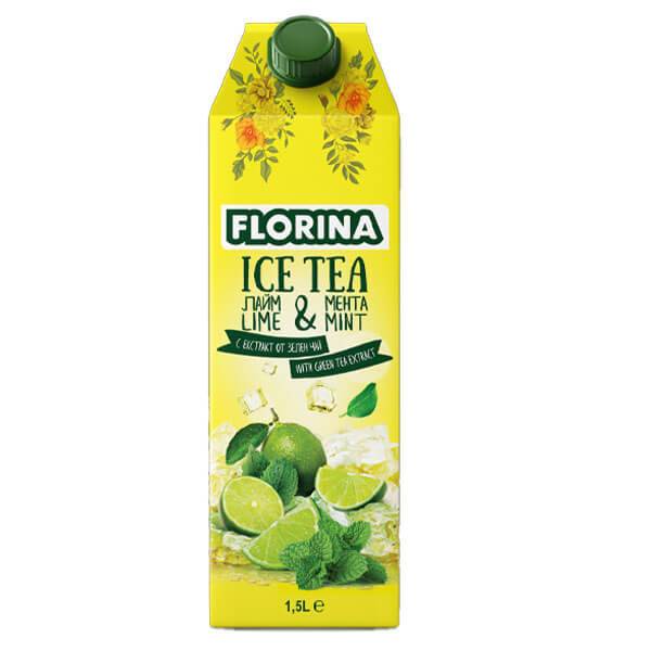 FLORINA ICE TEA 1,5lit ΛΑΙΜ και ΜΕΝΤΑ