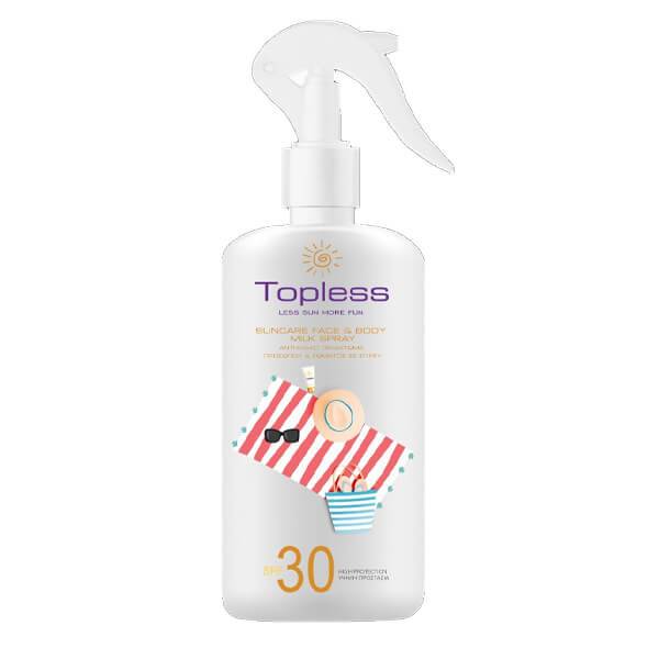 TOPLESS ΑΝΤΙΗΛΙΑΚΗ ΚΡΕΜΑ 200ml (SPF30) - (SPRAY)