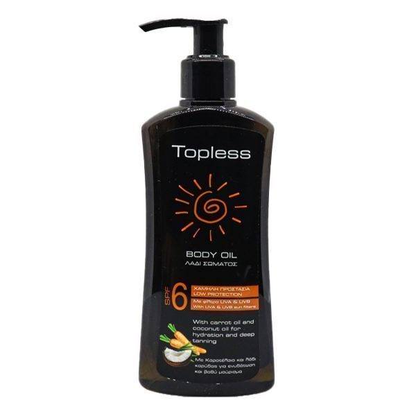 TOPLESS ΑΝΤΙΗΛΙΑΚΟ ΛΑΔΙ 150ml (SPF6)