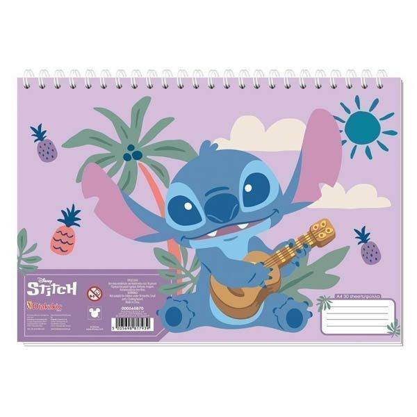ΜΠΛΟΚ ΖΩΓΡΑΦ LILO και STITCH Α4 30ΦΥΛ 2ΣΧ. - (565870)