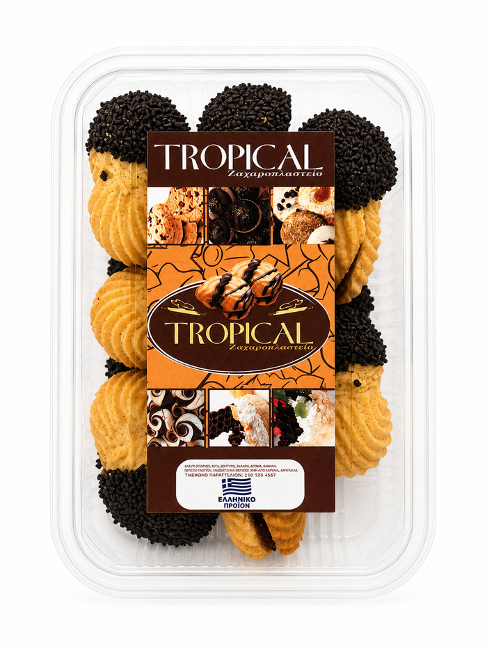 TROPICAL Ν.02 ΠΤΙ ΦΟΥΡ ΜΕ ΤΡΟΥΦΑ ΣΟΚΟΛΑΤΑ 350gr