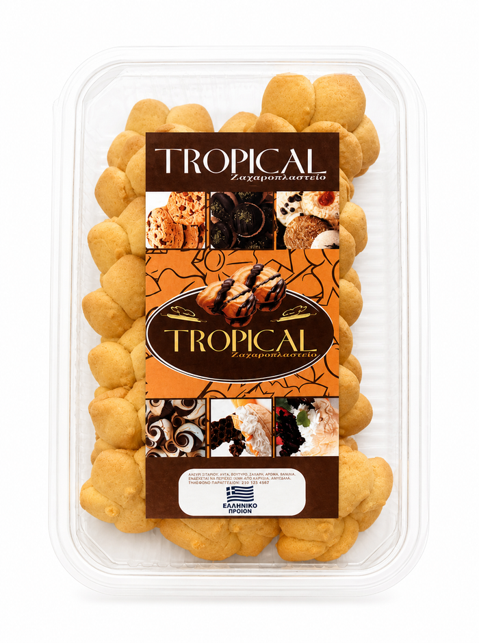 TROPICAL Ν.59 ΚΟΥΛΟΥΡΑΚΙΑ ΜΕ ΛΟΥΛΟΥΔΑΚΙΑ 250gr
