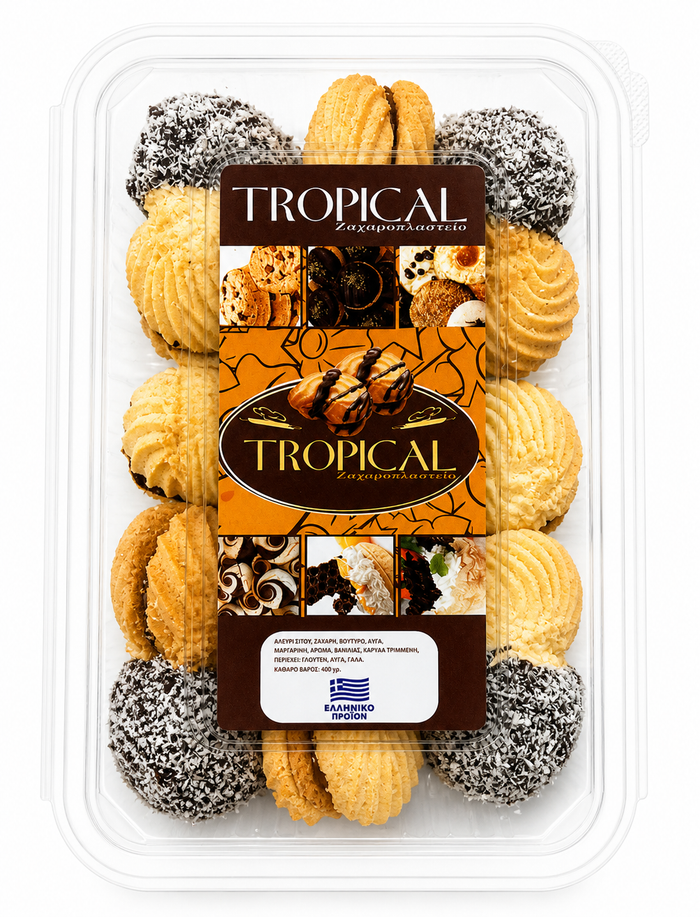 TROPICAL Ν.04 ΠΤΙ ΦΟΥΡ ΜΕ ΙΝΔΟΚΑΡΥΔΟ 350gr