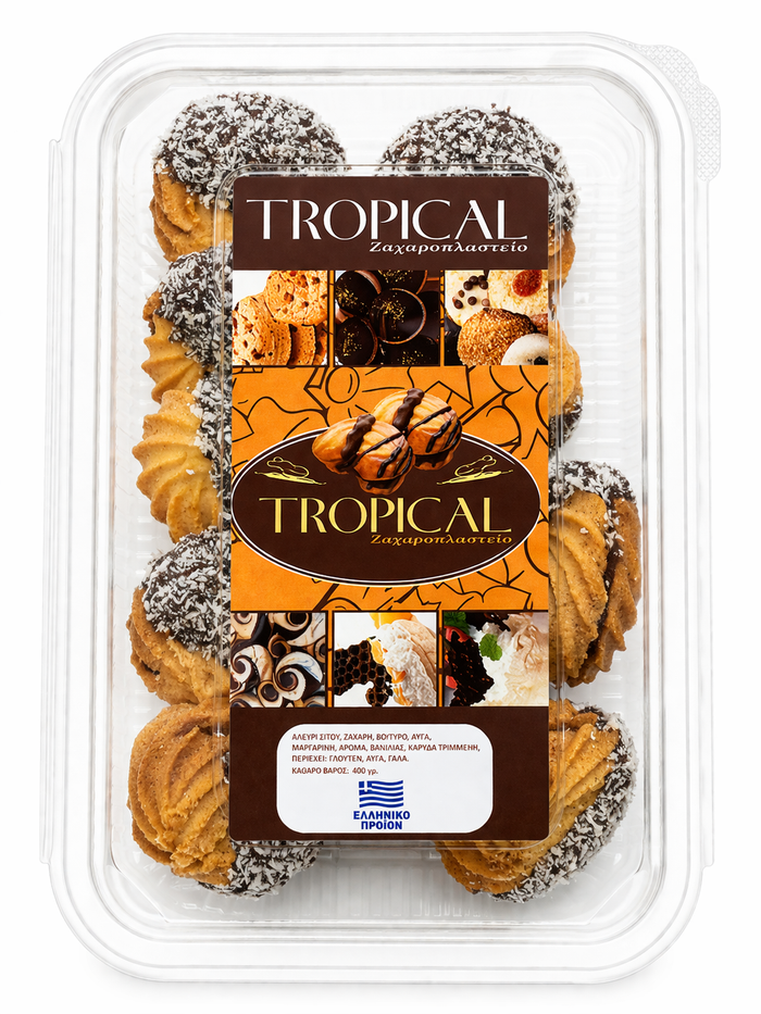 TROPICAL Ν.03 ΠΤΙ ΦΟΥΡ ΜΕ ΙΝΔΟΚΑΡΥΔΟ 350gr