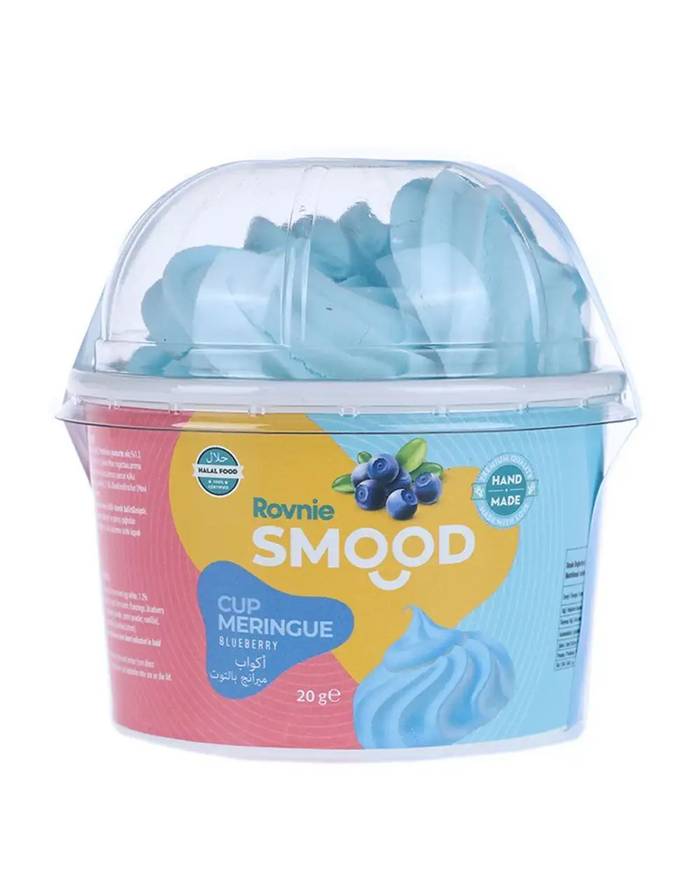 ROVNIE μαρέγκα smood beze cup με γεύση blueberry 25gr