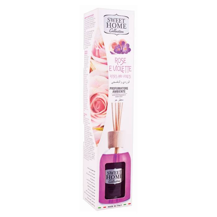 SWEET HOMECOLLECTION ΑΡΩΜΑΤΙΚΟ ΧΩΡΟΥ ΜΕ ΣΤΙΚ 100ML ROSES και VIOLETS