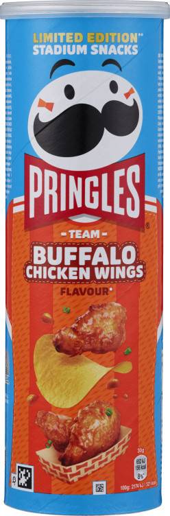 PRINGLES 165gr BUFFALO CHICKEN WINGS FLAVOR