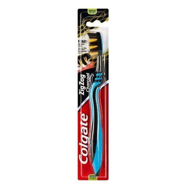 COLGATE ΟΔΟΝΤΟΒΟΥΡΤΣΑ ZIG ZAG - (CHARCOAL) (MEDIUM)