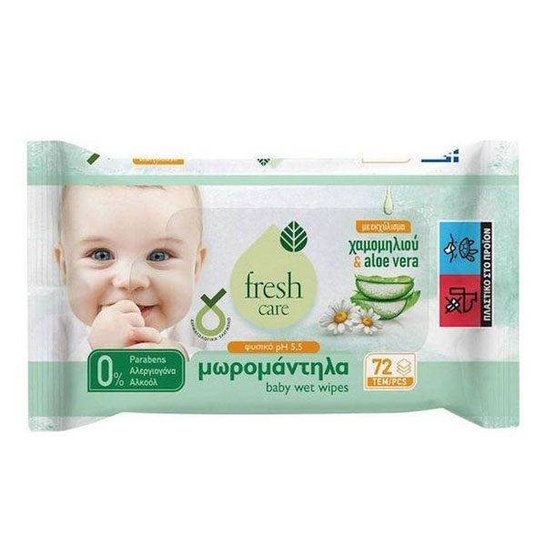 FRESH CARE ΜΩΡΟΜΑΝΤΗΛΑ 72τεμ. - (ΧΑΜΟΜΗΛΙ)