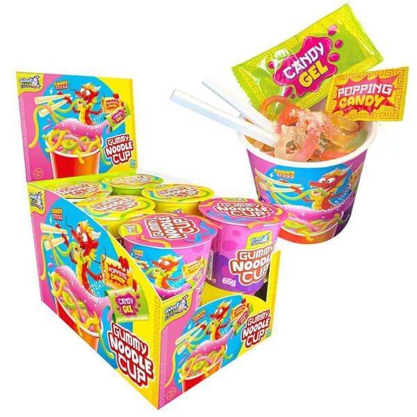 GUMMY NOODLE CUP (12τεμ.x65gr.)