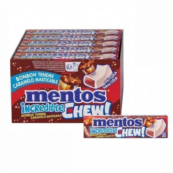 MENTOS INCREDIBLE CHEW (20x45gr.) - (COLA)
