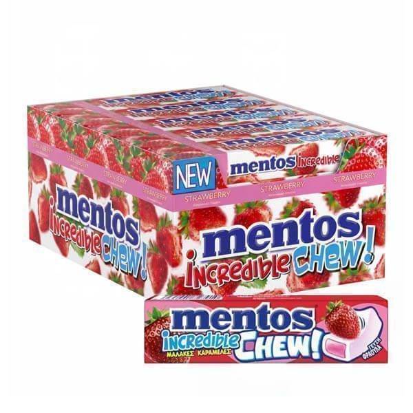 MENTOS INCREDIBLE CHEW (20x45gr.) - (ΦΡΑΟΥΛΑ)