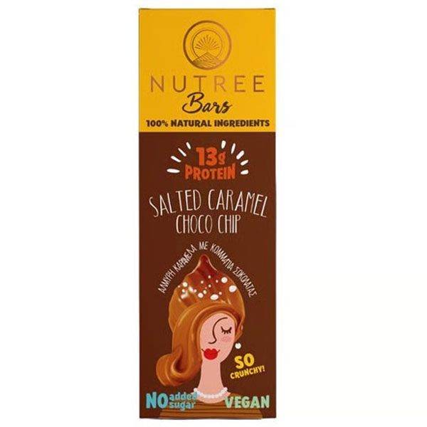 NUTREE BARS SALTED CARAMEL CHOCO CHIP 50ΓΡ